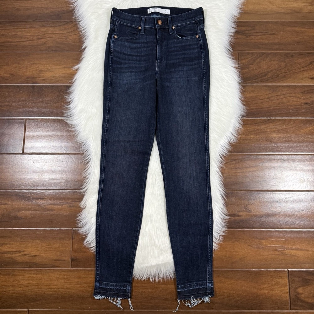 AYR Women's Size 26 Psychic City The Riser Skinny Denim Jeans Released Hems